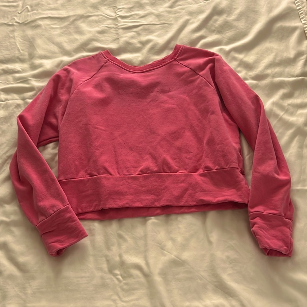 Women’s M Ryderwear pink crew neck gym sweatshirt